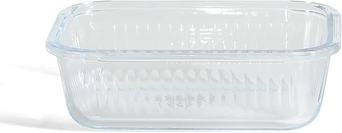 Martha Stewart Shadowbrook 5-Piece Borosilicate Glass Storage Container Set – Airtight Locking Lids, 21.6 oz Meal Prep, Leftover & Lunch Containers, Microwave, Oven & Dishwasher Safe