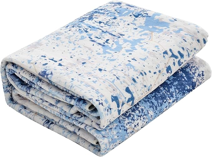 VEVOR 5 x 7 ft Area Rug Large Washable Rug Non-Slip and Tear-Resistant Soft Carpet Pet & Child Friendly Modern Area Rugs Indoor Mat for Bedroom Office Living Room Kids Room Entryway Blue