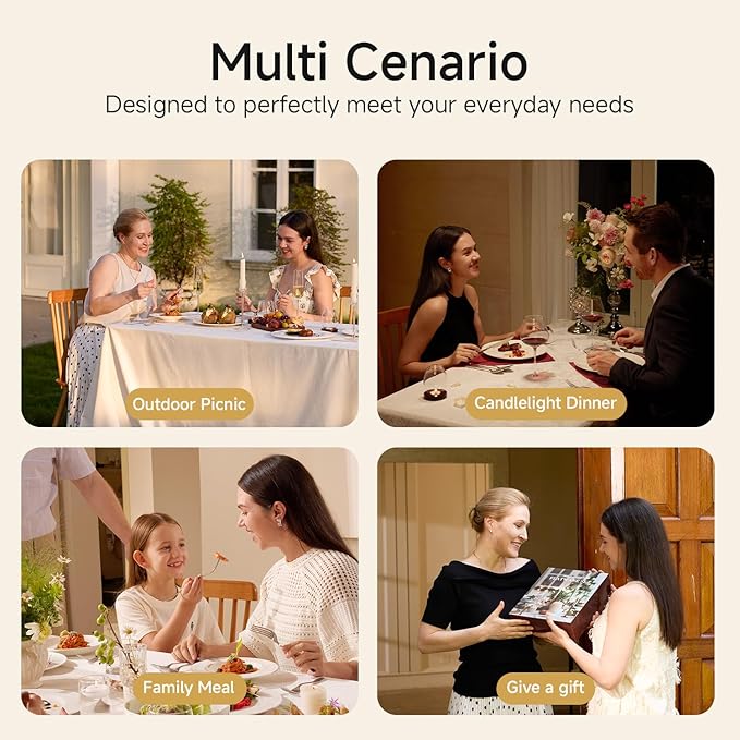 KINGSTONE Black Silverware Set, 40-Piece Flatware Cutlery Set Premium Stainless Steel, Service for 8, for Kitchen, Home, Wedding, Party, Mirror Polished and Dishwasher Safe