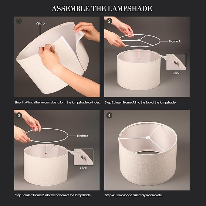 O’Bright Dune - Battery Powered Table Lamp, Rechargeable Cordless Ceramic Lamp, Full-Size 24 Inch Height, 4-Level Dimming, Smart Safety Protection, Type-C Fast Charging, LED Bulb Included, Cream White