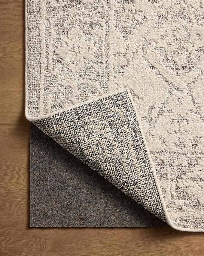 Loloi Magnolia Home by Joanna Gaines Gigi Collection GIG-02 Ivory/Stone 2'-7" x 7'-6" Runner Rug