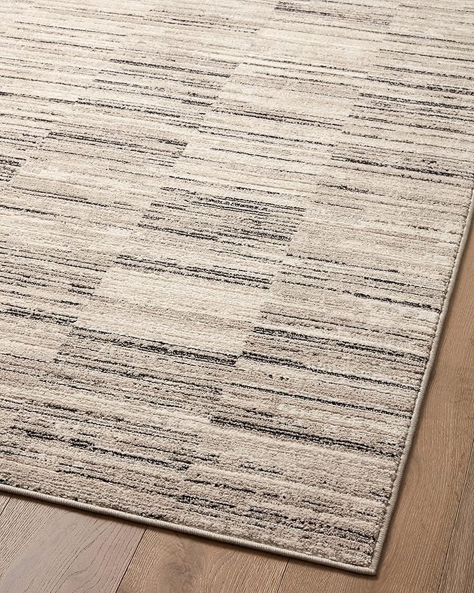 Loloi Darby Collection DAR-01 Charcoal/Sand 9'-2" x 13' Area Rug