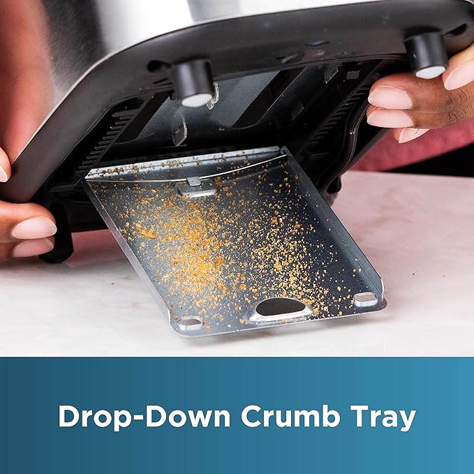 BLACK+DECKER® 2-Slice Toaster with 7 Toast Shade Settings, Extra-Wide Slots for Bagels, Stainless Steel Exterior Finish (Pack of 2)