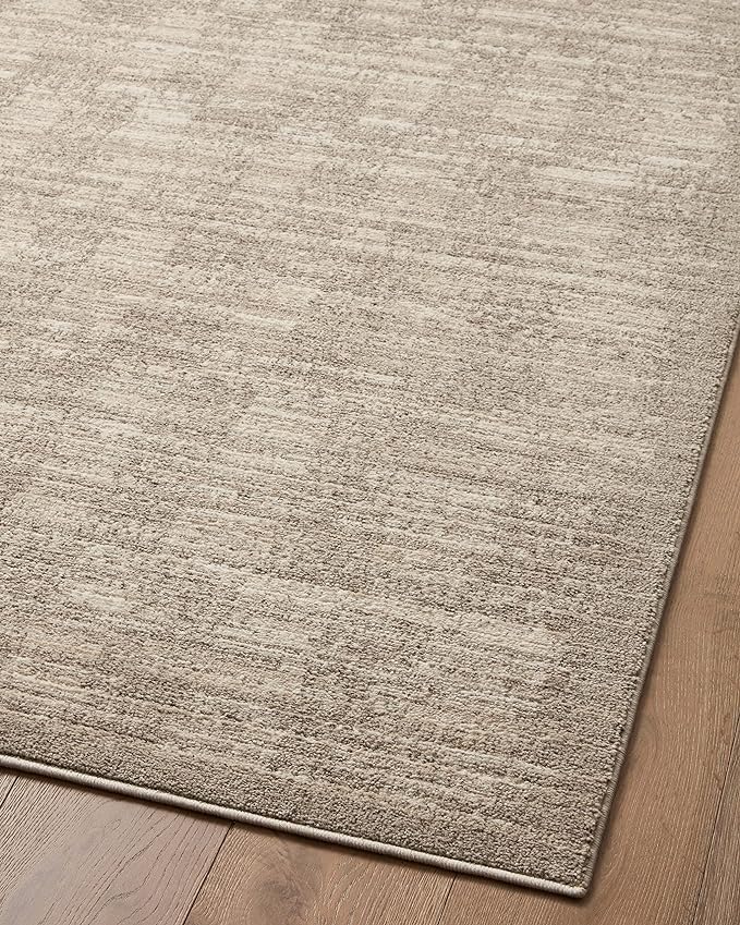 Loloi Darby Collection DAR-07 Pebble/Sand 2'-7" x 12'-0" Runner Rug