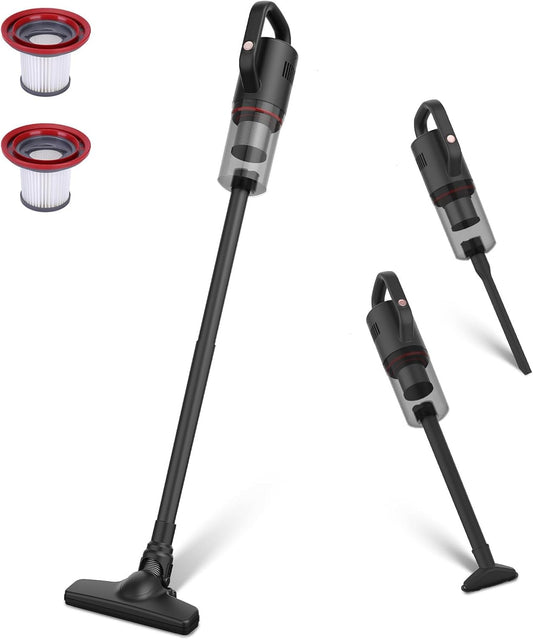 Cordless Vacuum Cleaner Lightweight Hand-held Stick Vacuum Small Vacuum for Hard Floor Car Pet Hair BW118