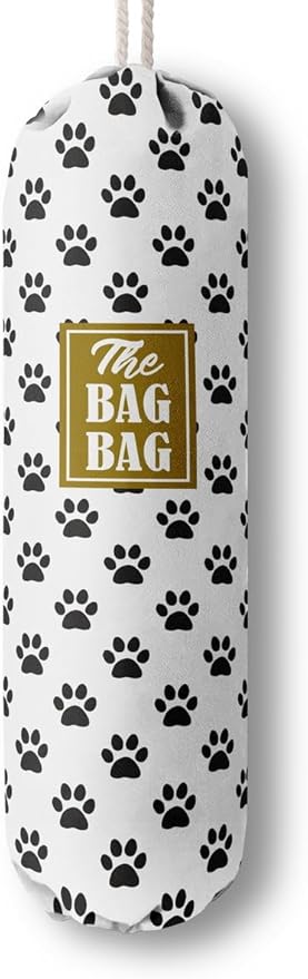 Grocery Bags Holder Organizer For Shopping Bags, Wall Mount Plastic Bags Storage Container Dispensers, Pet Lovers Home Kitchen Bags, The Bag Bag Grocery Bag Holder, Gifts For Women Dog Mom Dad (G-3)