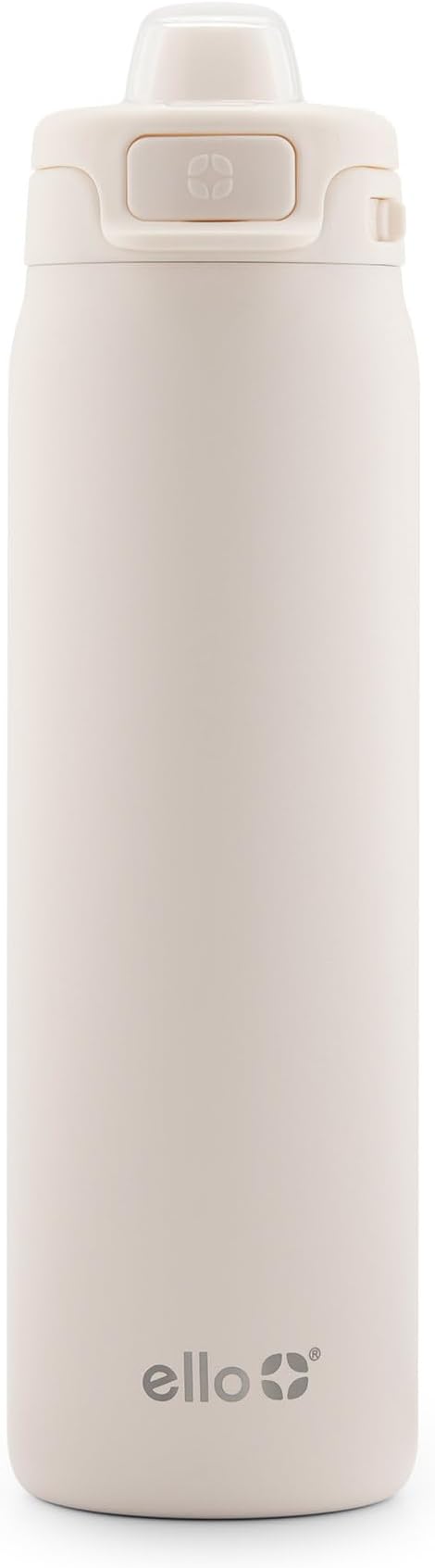 Ello Pop & Fill Stainless Steel Water Bottle with Quick Fill Technology, Double Walled Vacuum Insulated Metal, Leak Proof Locking Lid, Sip & Chug, BPA Free, Holiday Gift for Him Her, 22oz, 32oz, 40oz