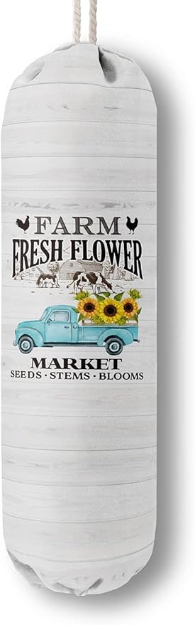 Grocery Bags Holder Organizer for Shopping Bags，Wall Mount Plastic Bags Storage Container Dispensers, Gift for Women Mother Grandmother Friend