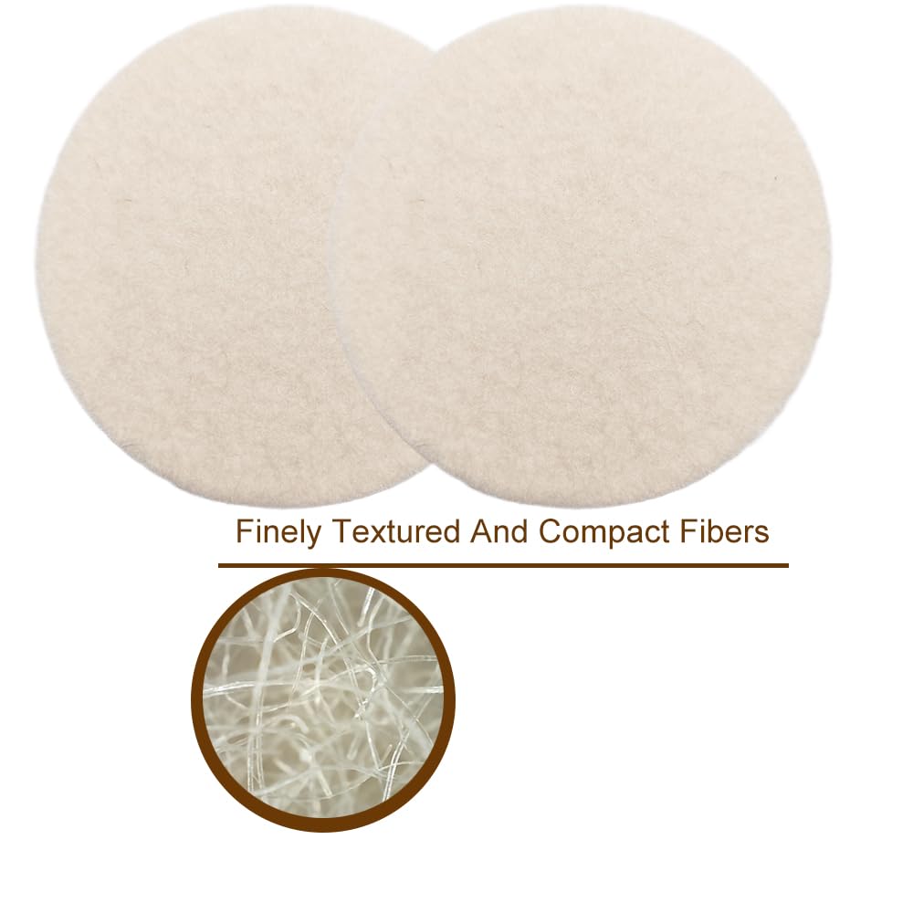 Cerium Oxide Powder,Cerium Oxide Glass Polishing Kit,Felt Polishing Wheel Set for Windscreen and Glass Repair,Glass Polishing Kit Multifunctional Scratch Remover Car Polish Pad