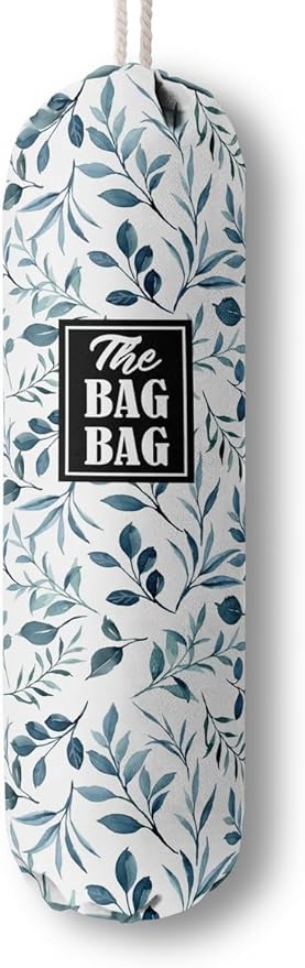 The Bag Grocery Bag Holder, Leafage Grocery Bags Holder Organizer, Wall Mount Plastic Bags Storage Container Dispensers, Kitchen Gifts For Women Family Friends Grandma Mom(E-6)