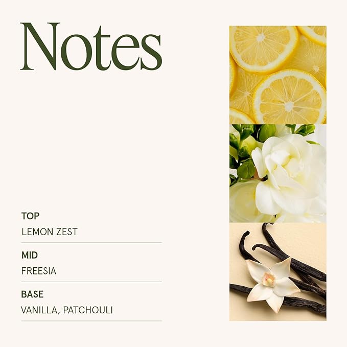 LA JOLIE MUSE Vanilla Bomb Candle| Vanilla, Lemon Zest & Patchouli |19 oz Large Wooden Wick | Natural Soy Wax | 90 Hours Clean Burn | Gift-Ready for Hosts | Seasonal Home Décor