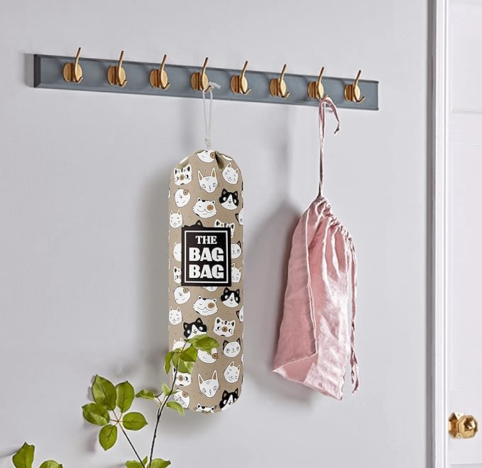 Funny The Bag Bag, Grocery Bags Holder Organizer For Shopping Bags, Wall Mount Plastic Bags Storage Container Dispensers, Gift For The Preferred Family And Friends