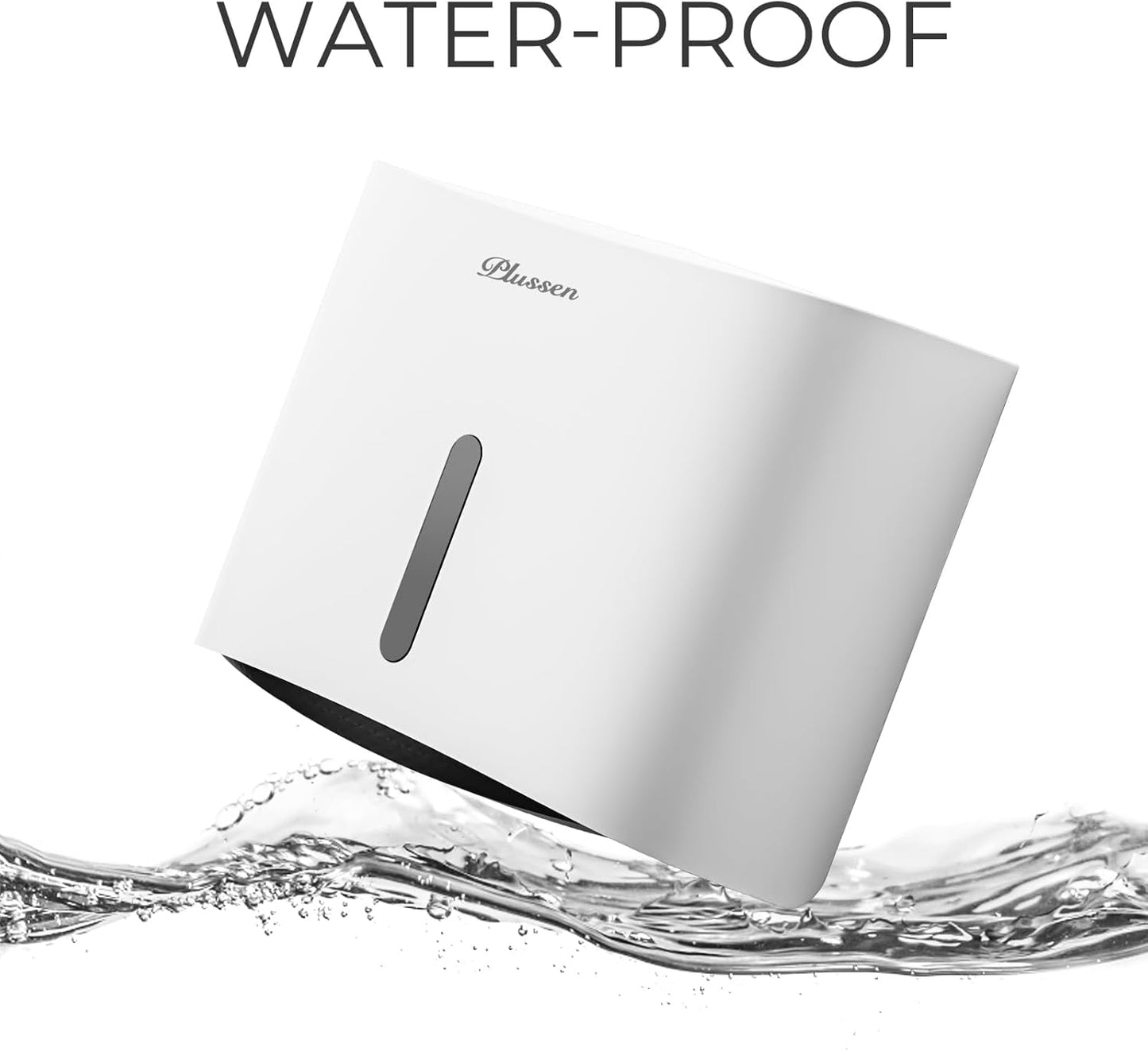 Paper Towel Dispenser Wall Mount, Adhesive No Drilling Multifold Trifold Cfold Commercial Hand Towel Dispenser,White-PN6015