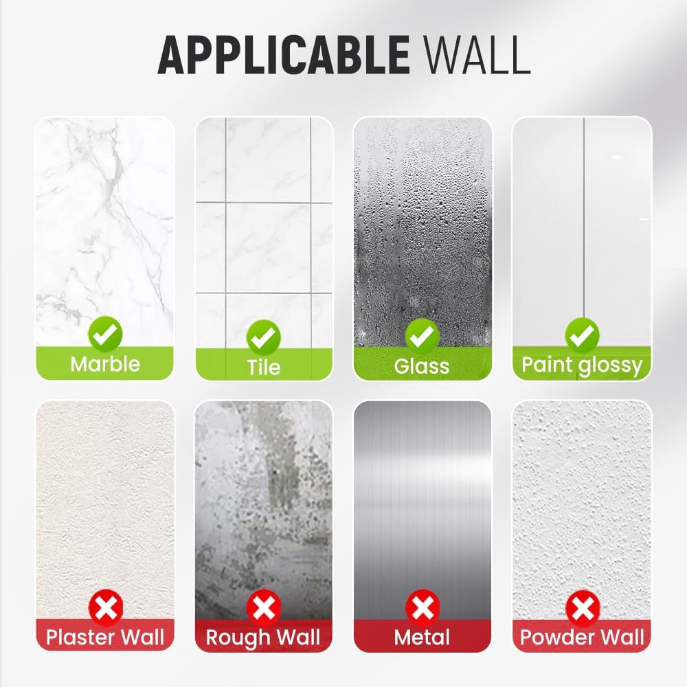 Suction Cup Hooks for Wreaths, 2025 New No Drill Suction Cup Hooks on Glass, Wreath Hanger for Front Door, Rustproof Hook Holder Towel Hook for Window Bathroom Mirrors Tile (4, White)