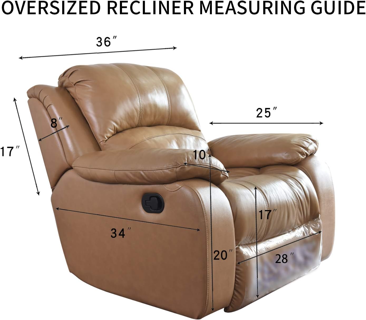 PureFit Reversible Quilted Sofa Cover, Water Resistant Slipcover Furniture Protector, Washable Couch Cover with Non Slip and Elastic Straps for Kids, Dogs, Pets (Oversized Recliner, Sage Green/Ivory)