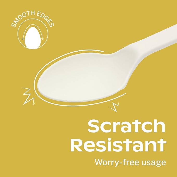 CORAL Ivory White 100% Compostable Silverware Set 340 Pieces - Heavy Duty 160 Forks, 120 Spoons, 60 Knives Bulk - Break Resistant with Smooth Edges, Ocean Friendly Alternative to Plastic Utensils