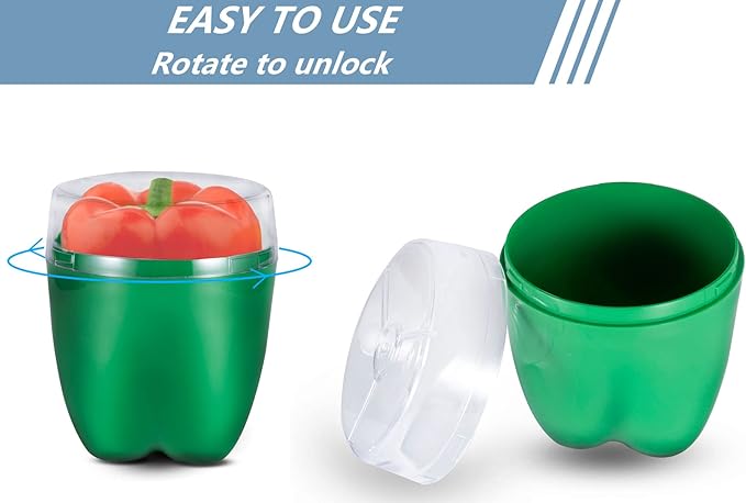 Ortarco Pepper Keeper - Reusable Pepper Storage Containers and Organizer