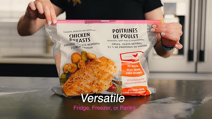 GripStic Bag Sealer. Reusable Chip Clips, Bag Clips For Food. Patented. Airtight & Waterproof Bag Clips for Food Storage. Clip Chip For Chips and Other Food Bags. (6) 11.25" and (6) 13.75" GripStics.