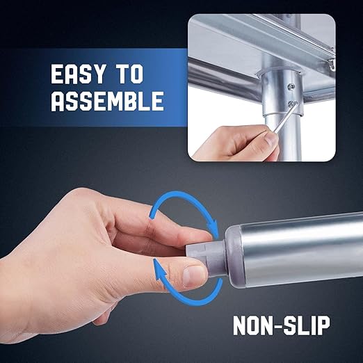 Profeeshaw Stainless Steel Prep Table 36x30 Inch NSF Commercial Work Table with Undershelf Heavy Duty Table for Kitchen Restaurant Home Hotel