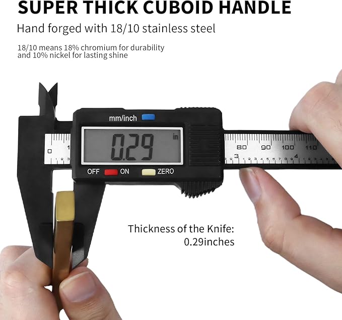 Stainless Steel Flatware Set Hand Forged 18/10 Silverware Set Cutlery Set Gold Cuboid Handle Matte Finished 60 Pieces Service for 12