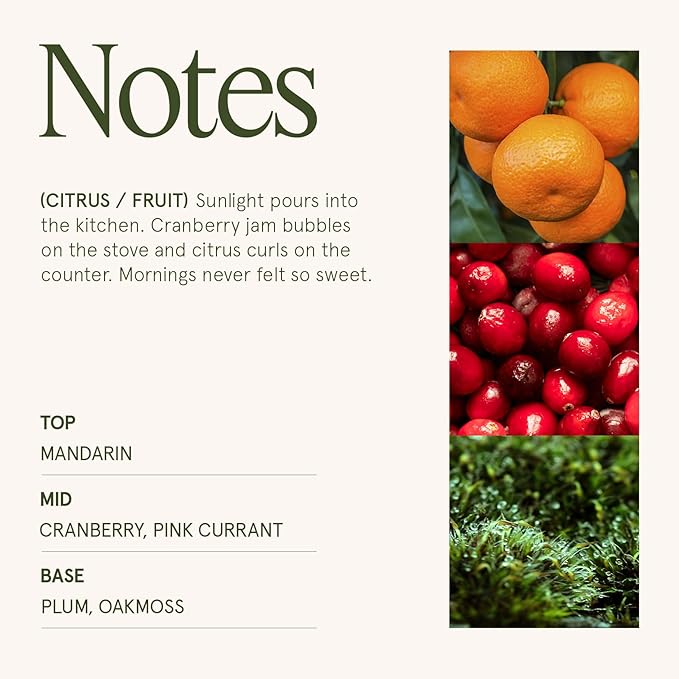 LA JOLIE MUSE Ruby Berry Bliss Scented Candle | Mandarin, Cranberry & Plum | 19 oz Natural Soy Candle | Wooden Wick | 90-Hour Clean Burn | Valentines Gifts for Her | Cozy Home Decor