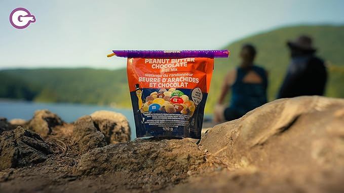 GripStic Bag Sealer – 12-Pack Medium Reusable Bag Clips, Original Airtight & Waterproof Seal for Food Storage, Chips & Kids Snacks