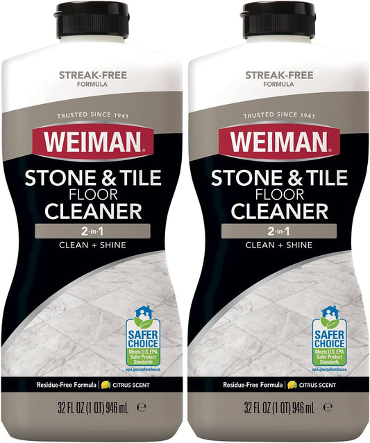 Weiman Stone Tile and Laminate Cleaner - 32 Ounce 2 Pack