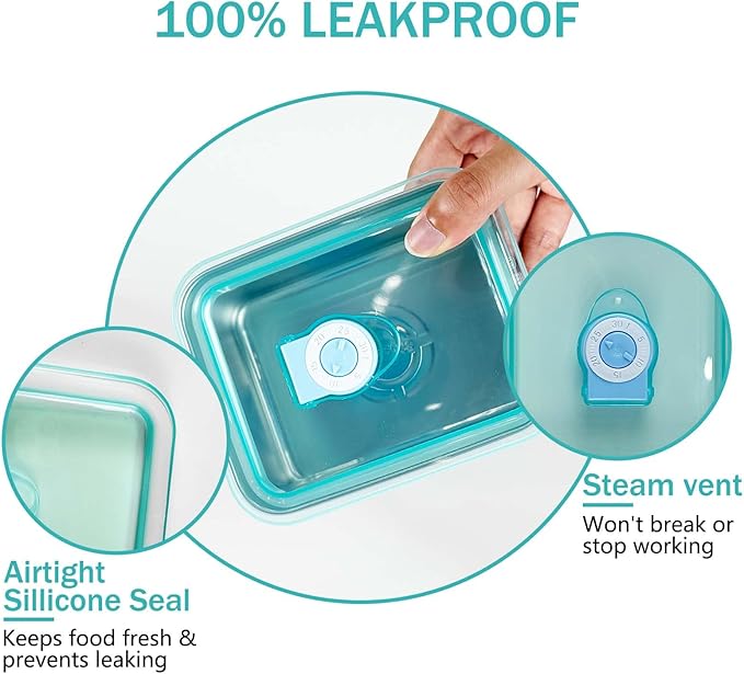 6pcs 304 Stainless Steel Food Containers with Lids, Stacking Snack Containers for Office and Home