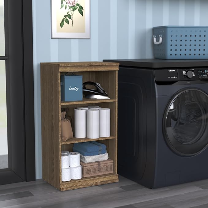 ClosetMaid Modular Storage Stackable 3-Shelf Unit, Sand