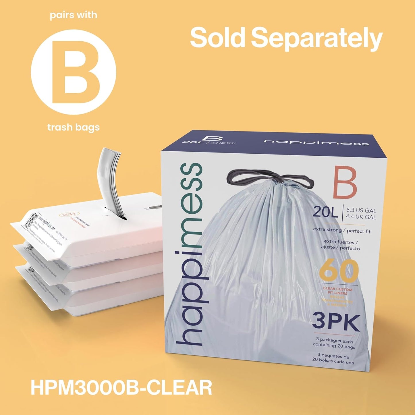 Happimess HPM1012C Betty Retro Mini 3.2-Gallon Step-Open Trash Can, Modern, Minimalistic, Fingerprint-Proof, Rustproof, Soft Close, Bedroom, Bathroom, Kitchen, Laundry Room, Office, 3.2 Gallons, White