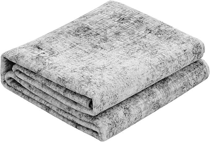 VEVOR 6 x 9 ft Area Rug Large Washable Boho Rug Non-Slip and Tear-Resistant Soft Carpet Pet & Child Friendly Bohemian Area Rugs Indoor Mat for Bedroom Living Room Kids Room Entryway Gray