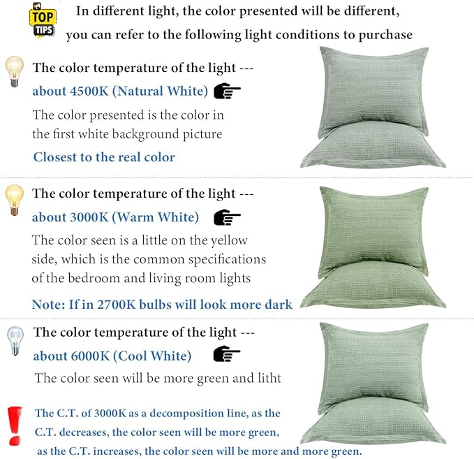 COCOPLOCEUS Standard Pillowcase Set of 2 20X26 Pillow Covers Cotton Bed Pillow Shams Soft Decorative Pillow Cases with Envelope Closure, Sage Green