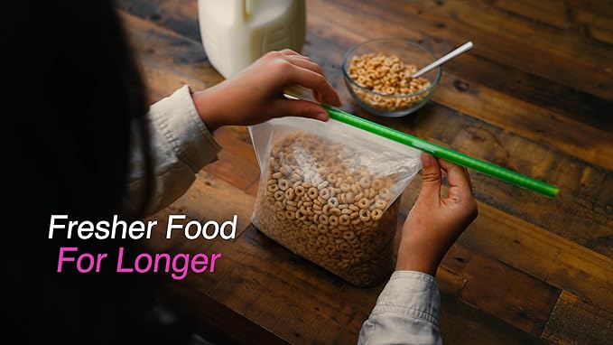 GripStic Bag Sealer. Reusable Chip Clips, Bag Clips For Food. Patented. Airtight & Waterproof Bag Clips for Food Storage. Clip Chip For Chips and Other Food Bags. (6) 11.25" and (6) 13.75" GripStics.