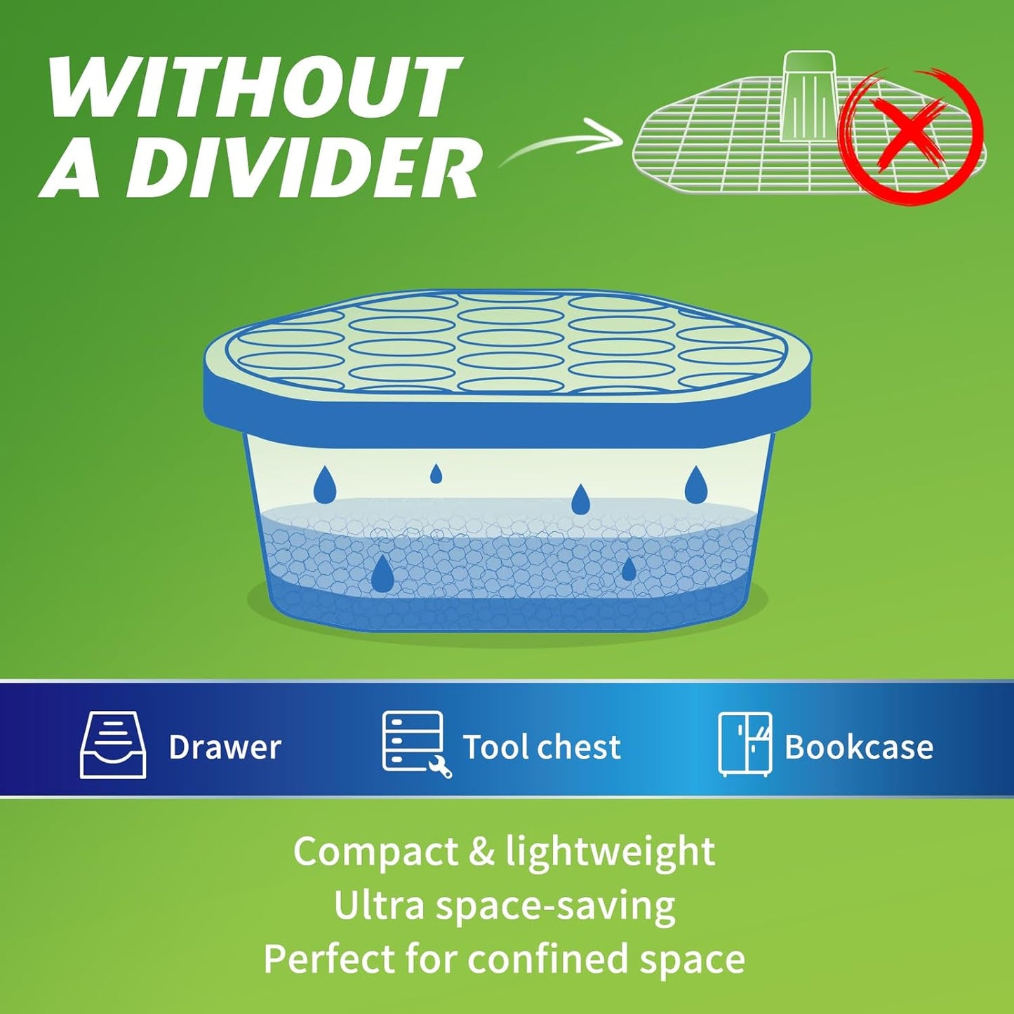 Moisture Absorbers, 12 Pack, Compact Dehumidifier for Closet, Efficient Humidity Absorber Boxes, Moisture Absorber for Closet, Odor Eliminator with Ocean Fragrance, Navy Blue, 6.4oz, 300ml