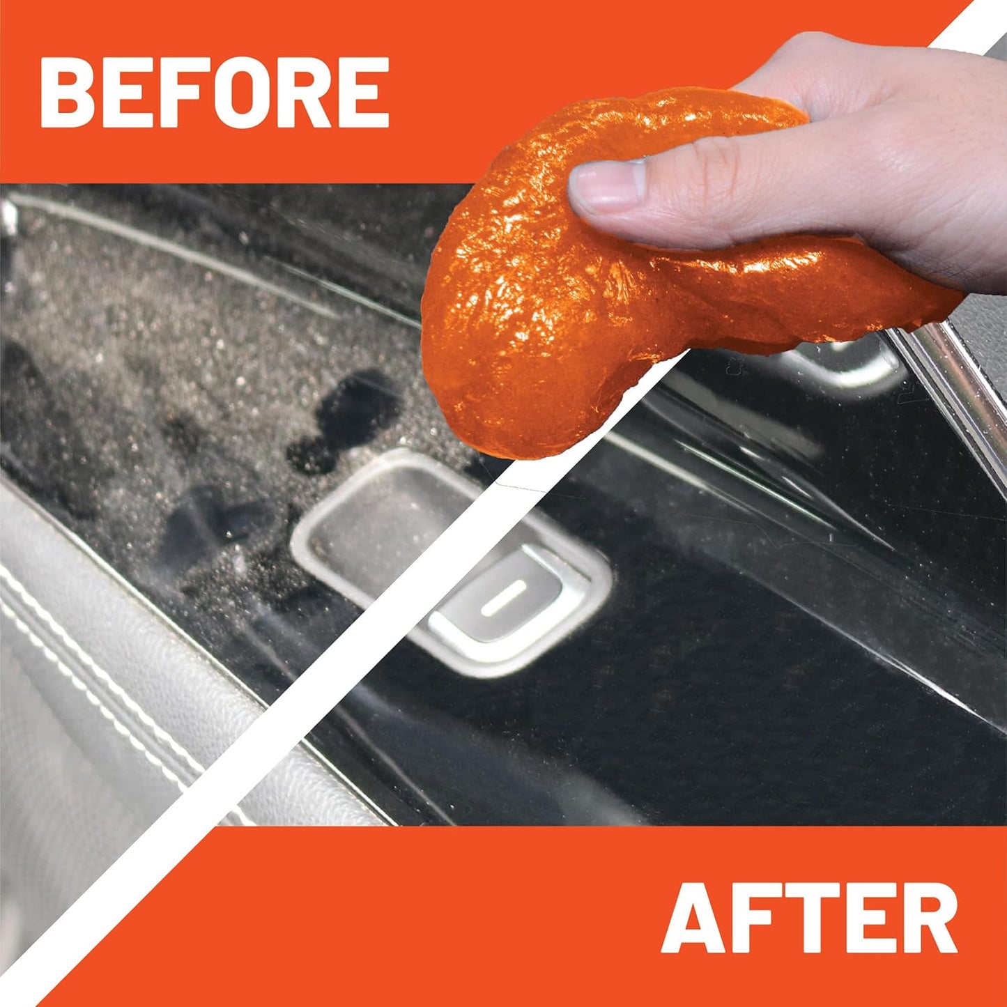 FRAM FEK40007AM Cleaning Gel for Car, Great for Auto and Home, Interior Cleaning Slime for Bike, Keyboards, Remotes, etc, 5.6oz (160 g), 2pk