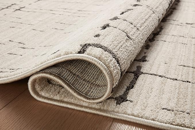 Loloi Darby Collection DAR-06 Sand/Dk. Grey 2'-7" x 12'-0" Runner Rug