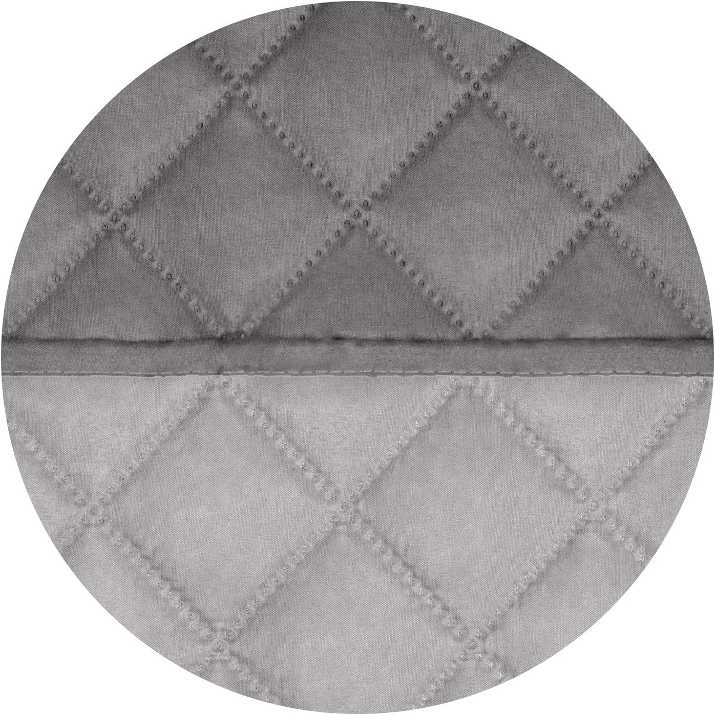 PureFit Reversible Quilted Sofa Cover, Water Resistant Slipcover Furniture Protector, Washable Couch Cover with Non Slip and Elastic Straps for Kids, Dogs, Pets (Oversized Sofa, Gray/Light Gray)