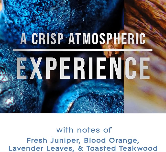 Glade Juniper & Teak Fresh Collection Candle - Fragrance Infused with Essential Oils, Air Freshener, 3-Wick, 6.8 Oz, 3 Count