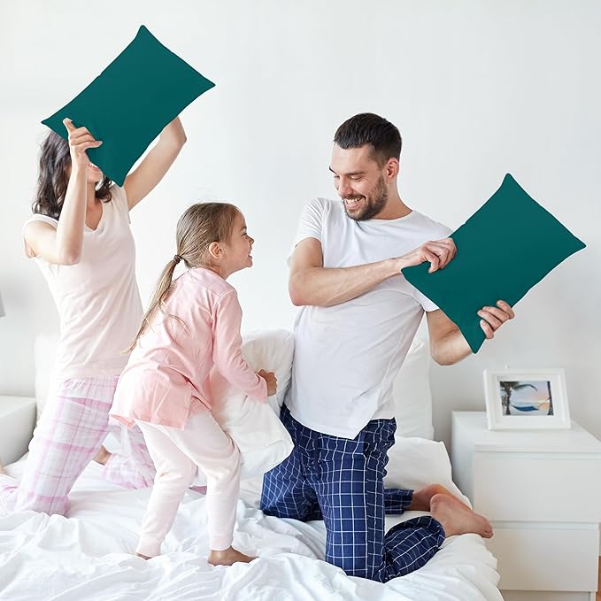 Utopia Bedding 12x20 Pillow Inserts, Set of 2, Dark Teal – Indoor Decorative Throw Pillows for Bed, Sofa & Couch – Soft, Supportive & Fluffy Cushion Inserts