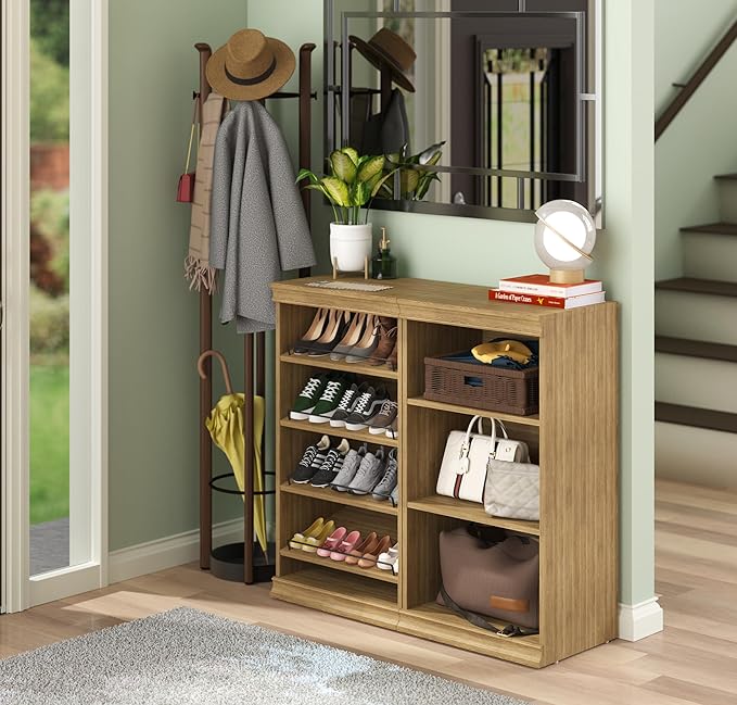 ClosetMaid Modular Storage Stackable 3-Shelf Unit, Sand