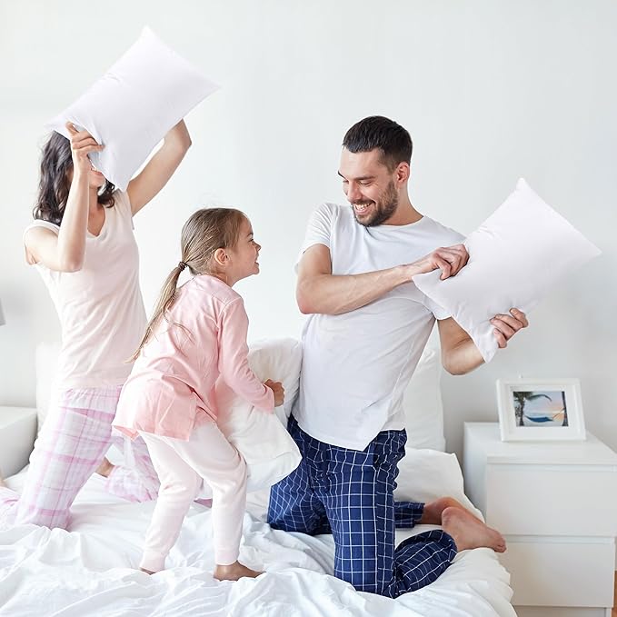 Utopia Bedding 14x22 Pillow Inserts, Set of 2, White – Indoor Decorative Throw Pillows for Bed, Sofa & Couch – Soft, Supportive & Fluffy Cushion Inserts