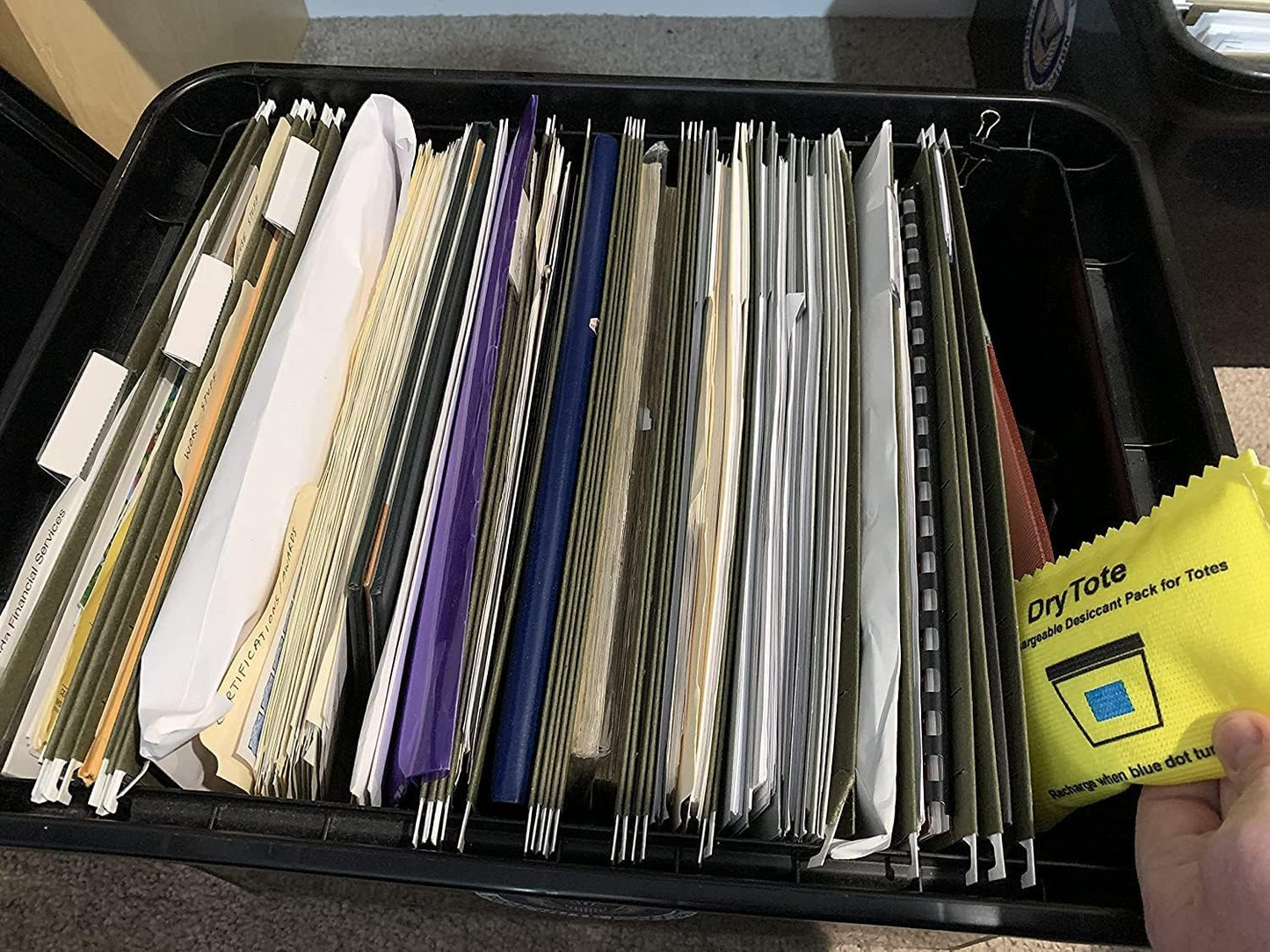 100g Rechargeable Desiccant Pack of 10 - Moisture Absorbing Bag - Silica Gel Desiccant Dehumidifier for Storage Bins and Totes