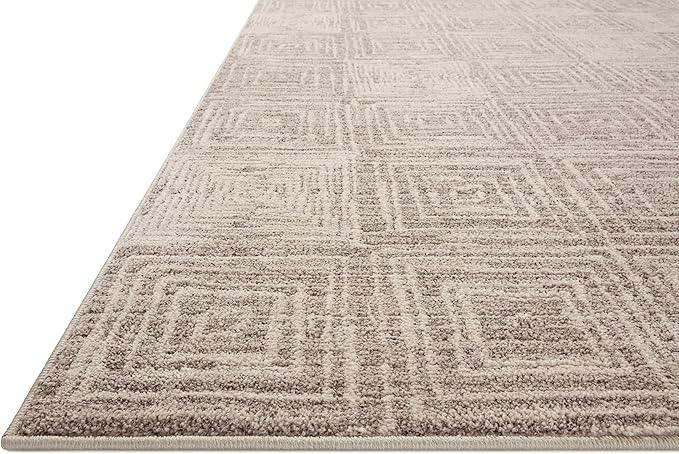 Loloi Darby Collection DAR-05 Beige/Grey 2'-7" x 4' Accent Rug
