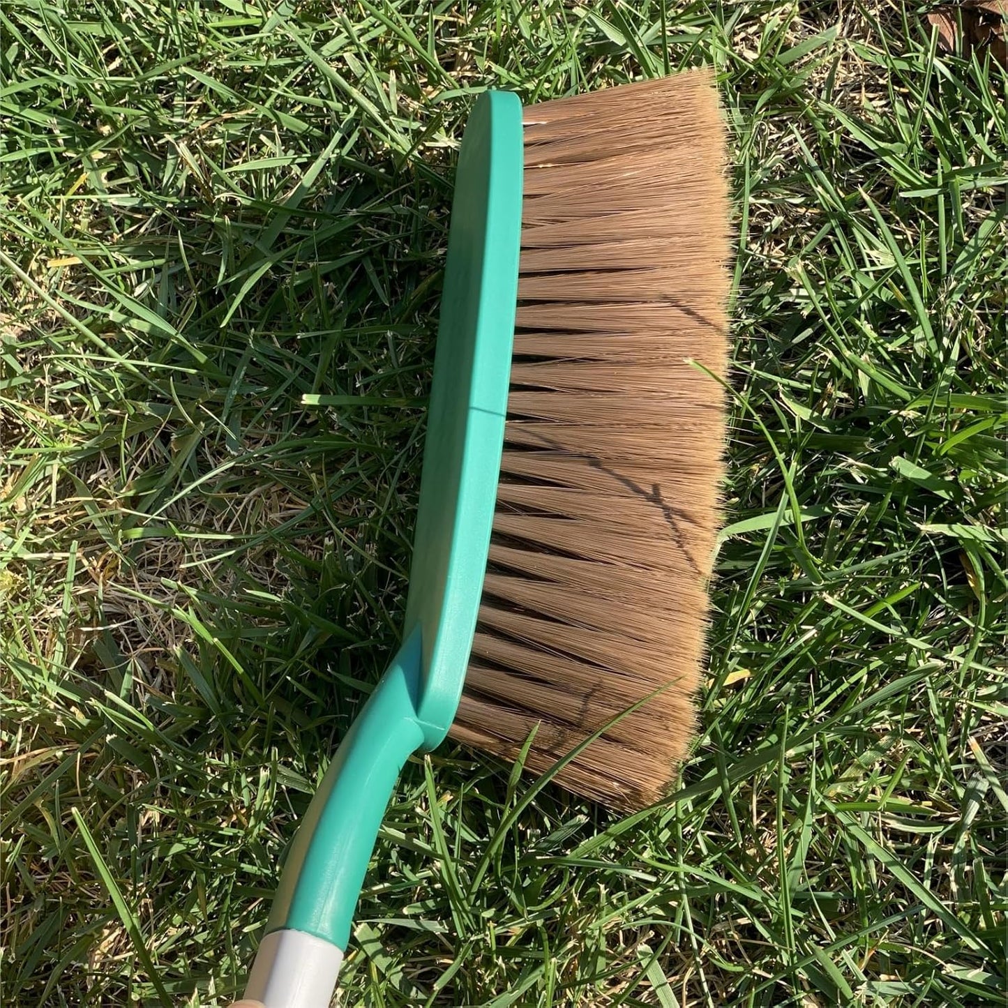 1 Pack 15" Soft Bristle Hand Broom, Counter & Couch Brush, Dusting & Hair Remover