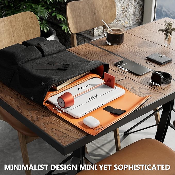 Timjorman Compact Cordless Table Lamp, Rechargeable LED Night Light, Dual Light Source (RGB Top & Warm Bottom), Touch Control & Timer, Metal Lamp for Bedroom & Kids Room (Red 1-Pack)