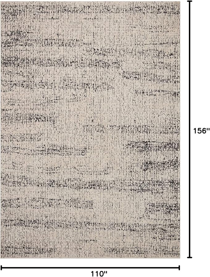 Loloi Darby Collection DAR-02 Oatmeal/Charcoal 9'-2" x 13' Area Rug