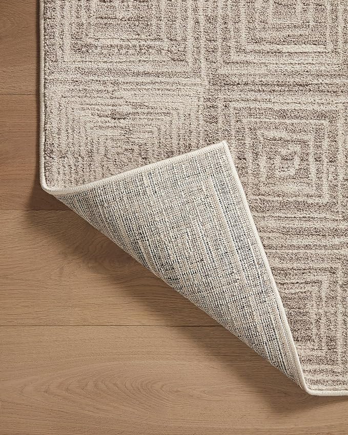 Loloi Darby Collection DAR-05 Beige/Grey 2'-7" x 4' Accent Rug